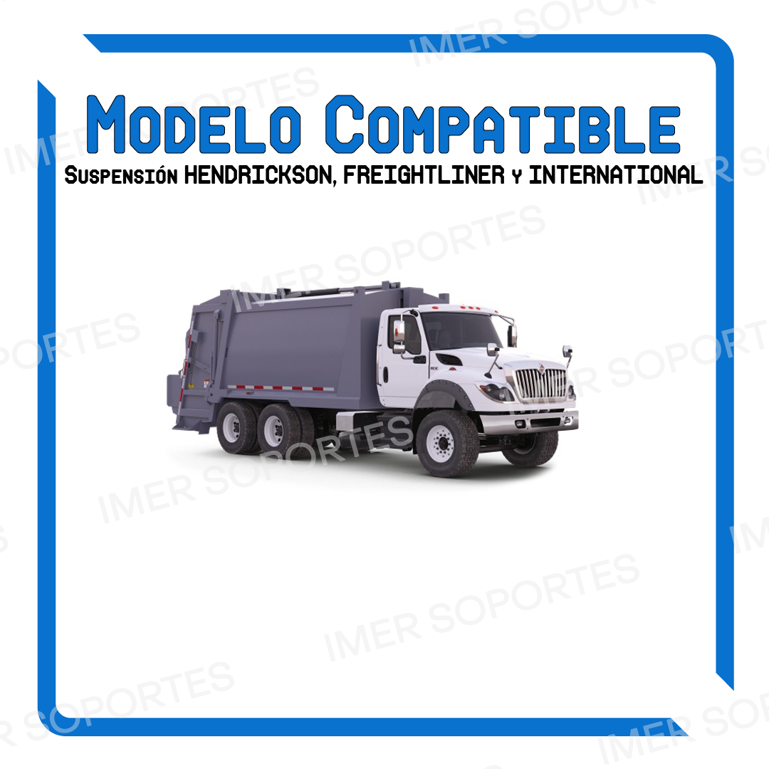 7672A. Soporte de muelle alternativo a Sistema Hendrickson