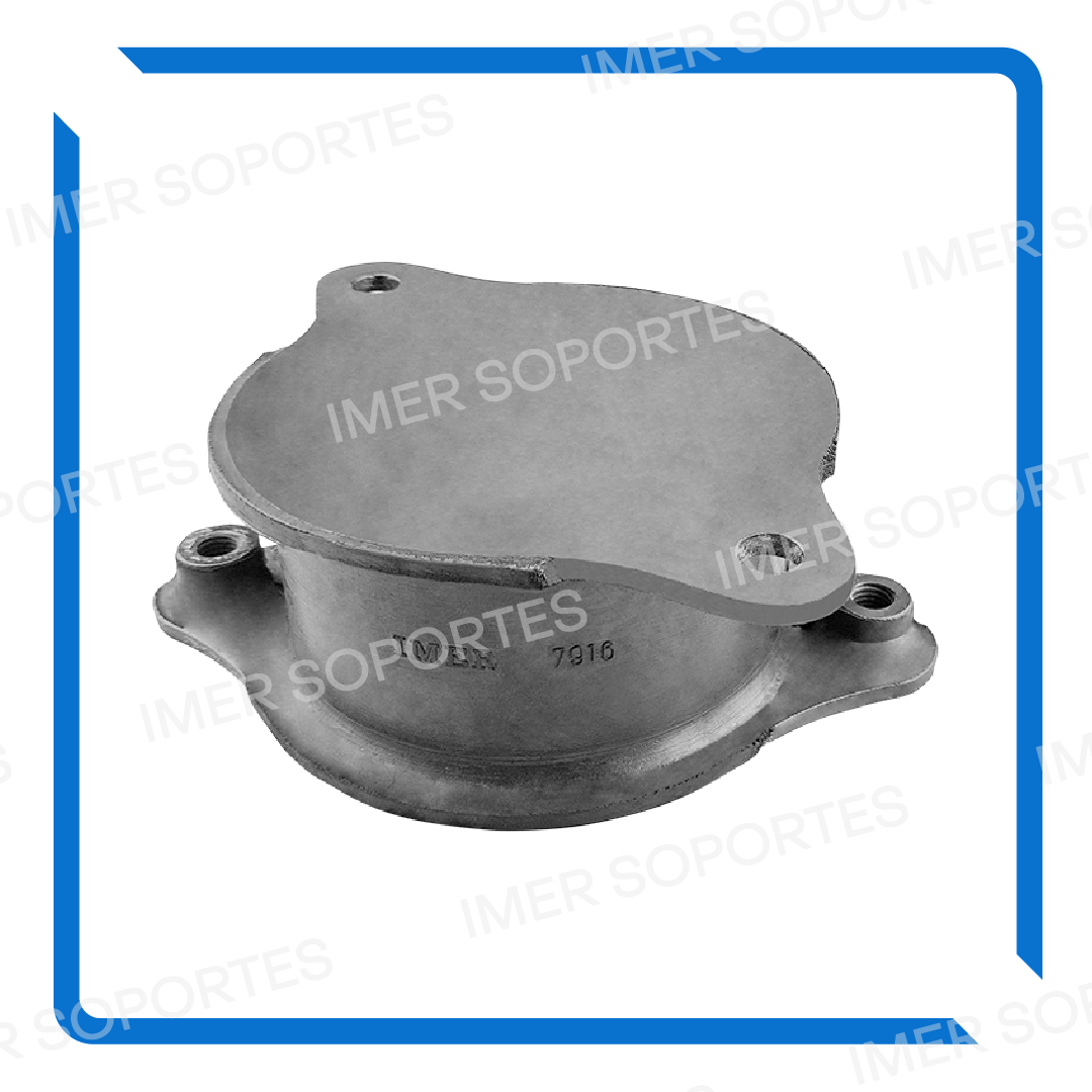 7916. Almohadilla de goma para tambor de maquina compactador alternativo a Hamm 3410/3411
